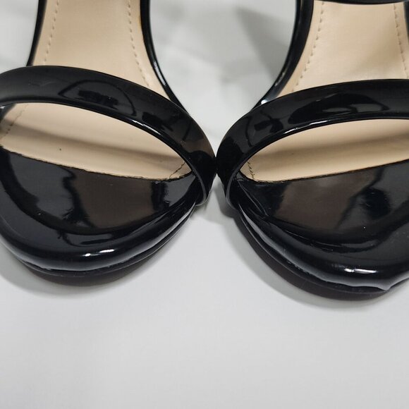 Nine West Lioro High Stiletto Heel Sandals Black Women's Size 5.5 - Picture 3 of 10